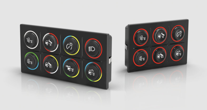 NEW EAO SERIES 09 RUGGED KEYPADS WITH 8 PUSHBUTTONS